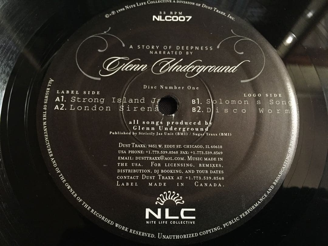 ★Glenn Underground 2LP★[QZJN6]
