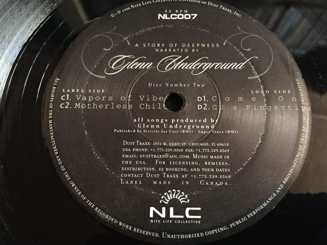★Glenn Underground 2LP★[QZJN6]