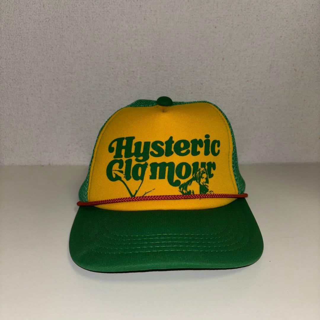 Hysteric Glamour メッシュキャップ イエロー/グリーン
