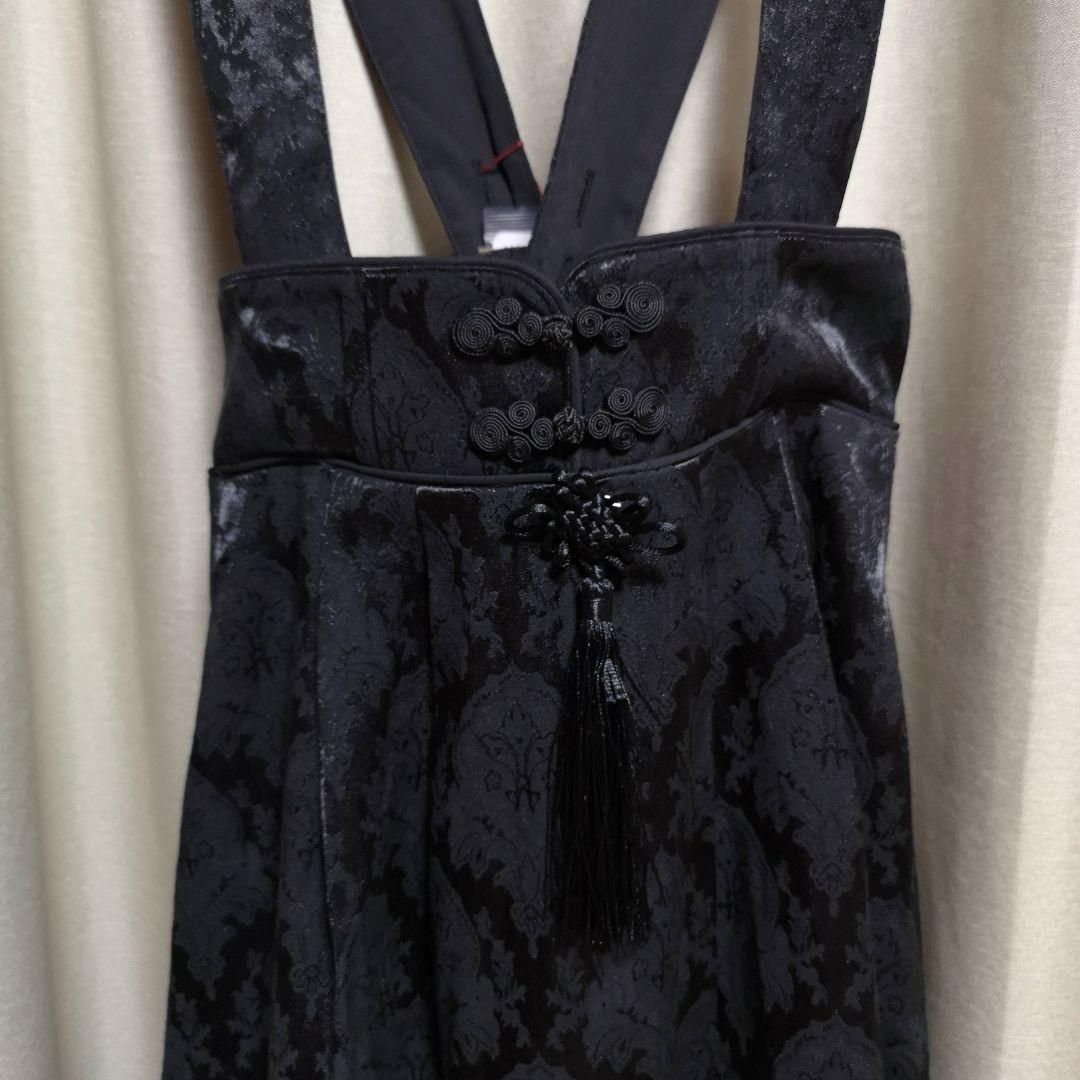 Amavel Oriental Arabesque スカート ロング ブラック