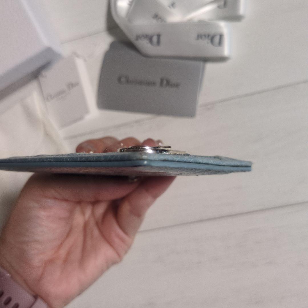 Dior デイオール 名刺入れ 水色 中古