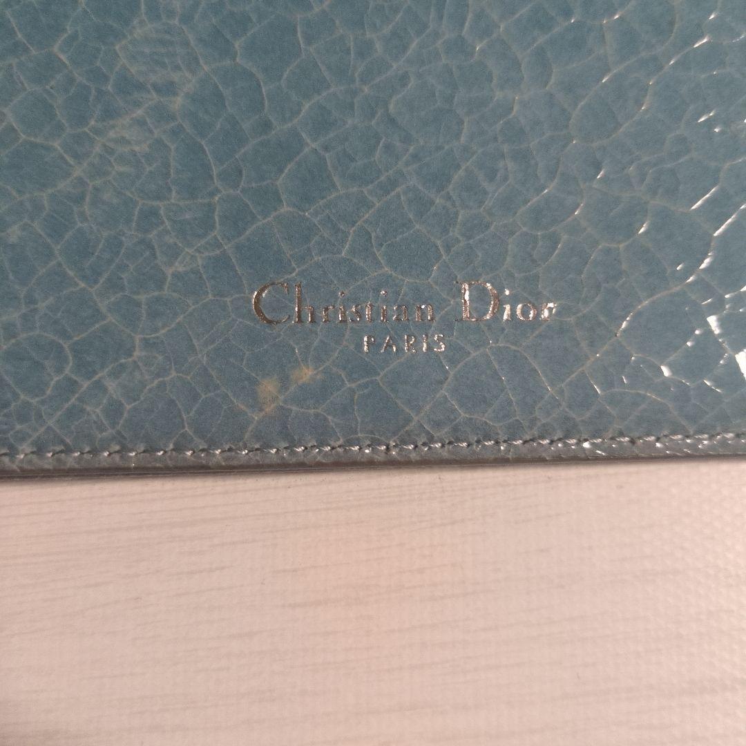 Dior デイオール 名刺入れ 水色 中古