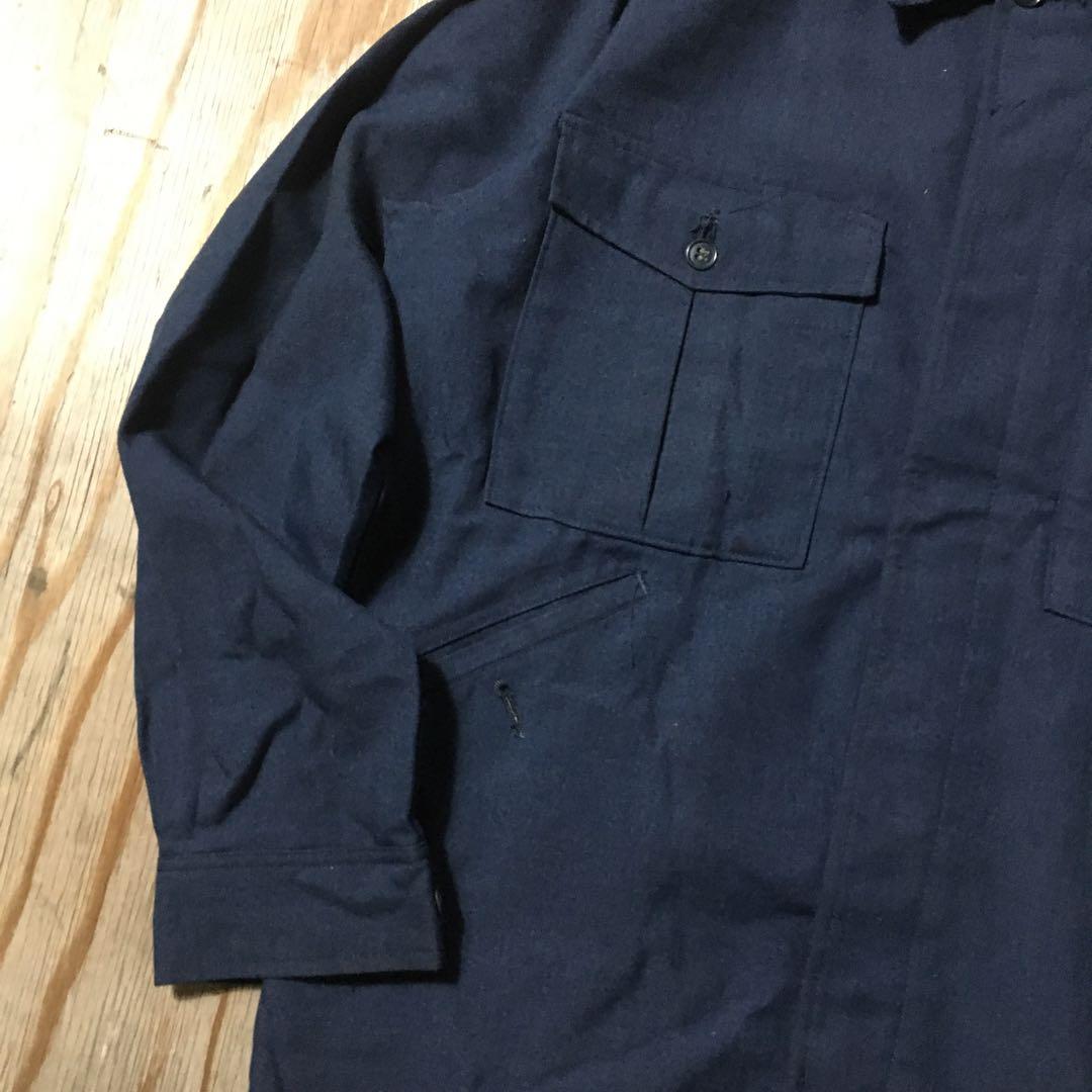 60s 旧国鉄 制服 赤タグ 上下 セット 日本国有鉄道 ナッパ服 昭和44年