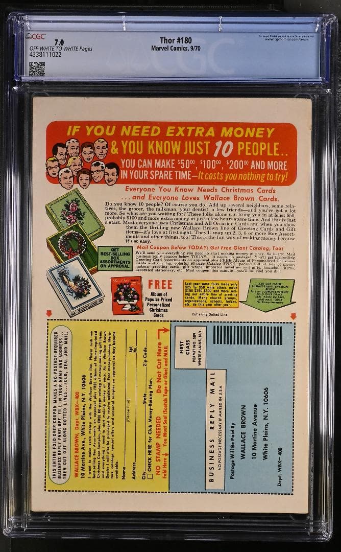 アメコミリーフ Thor #180 Marvel Comics CGC 7.0