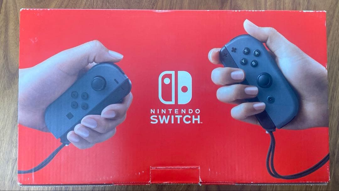 Nintendo Switch 本体 グレー 箱あり、付属品あり