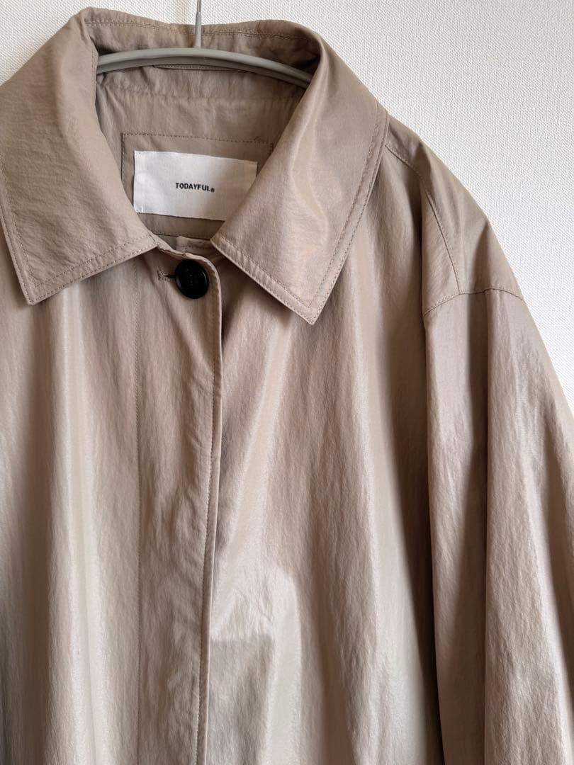 ジャケット・アウター TODAYFUL NYLON SOUTIEN COLLAR COAT