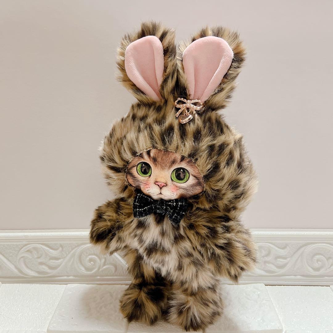 マ*メ様 コヤンイサムチョン ハンドメイド ぬいぐるみ サンダーちゃん ヒョウ柄
