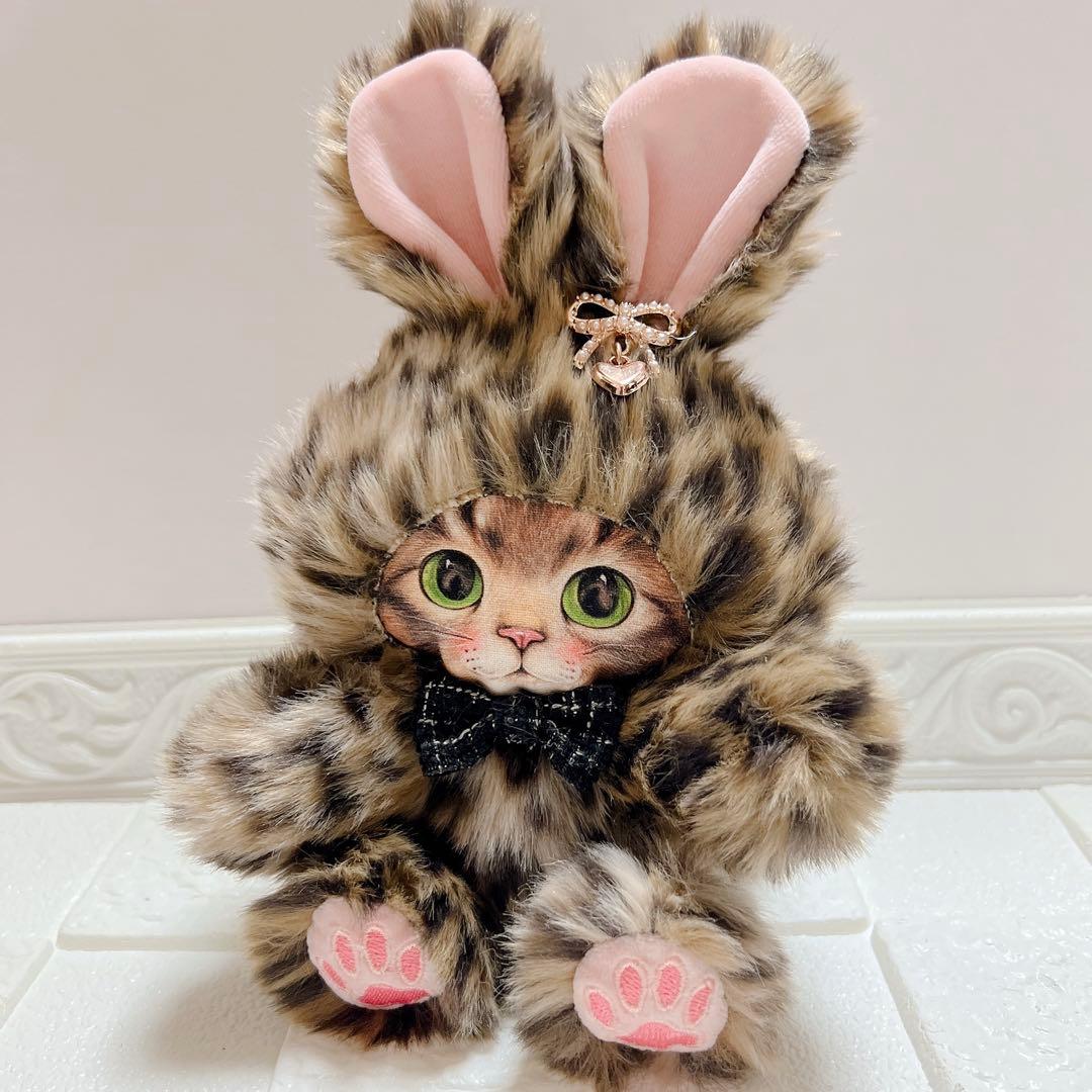 マ*メ様 コヤンイサムチョン ハンドメイド ぬいぐるみ サンダーちゃん ヒョウ柄