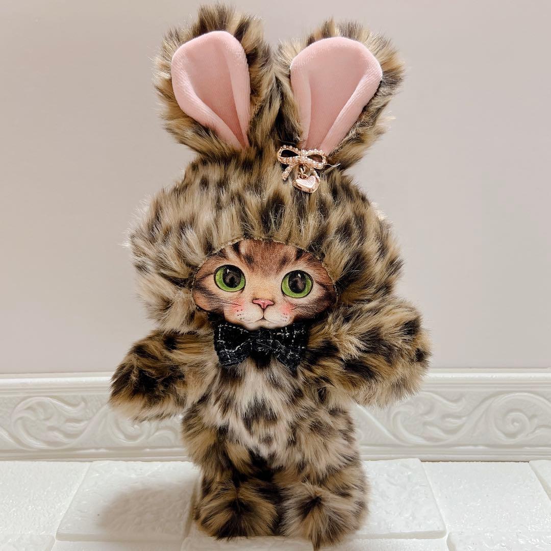 マ*メ様 コヤンイサムチョン ハンドメイド ぬいぐるみ サンダーちゃん ヒョウ柄