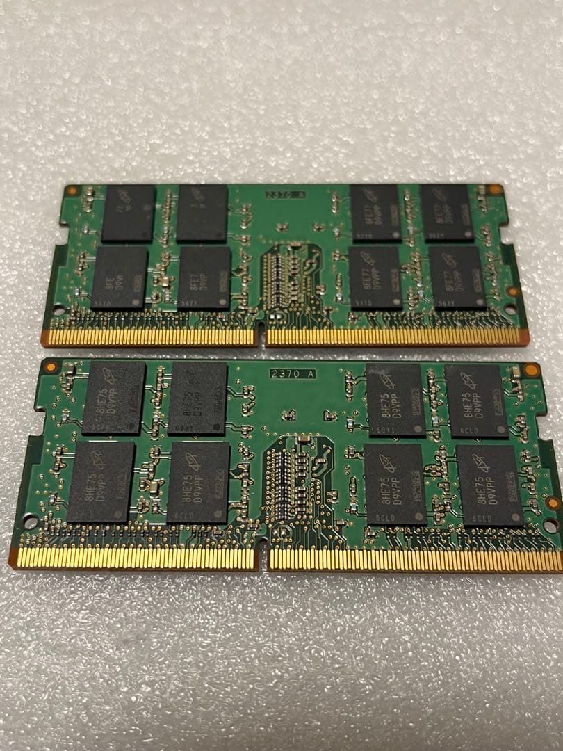 B9 Micron PC4 16GB×2枚　32GB BIOSチェック✅済み