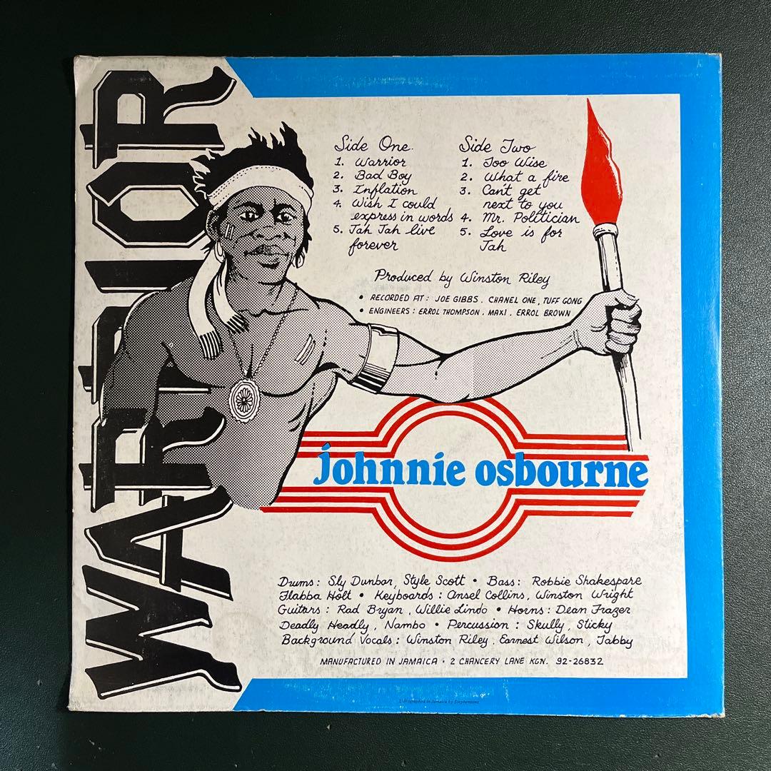 洋楽 Johnnie Osbourne Warrior