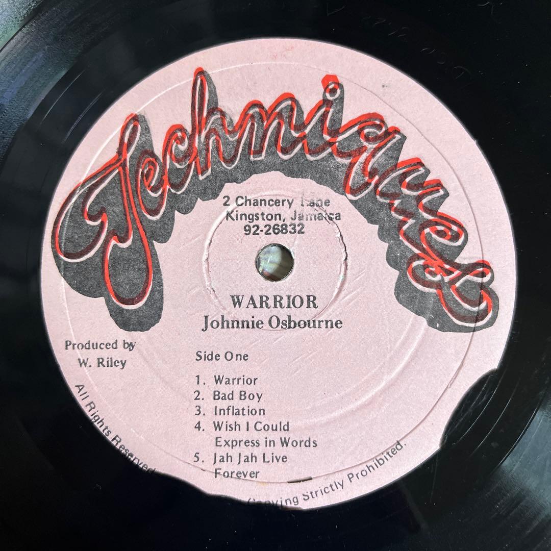 洋楽 Johnnie Osbourne Warrior