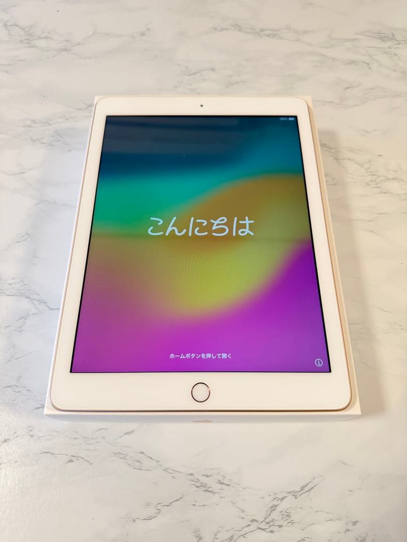 超美品 iPad (第6世代) ゴールド 128GB Wi-Fi 付属品全て有り
