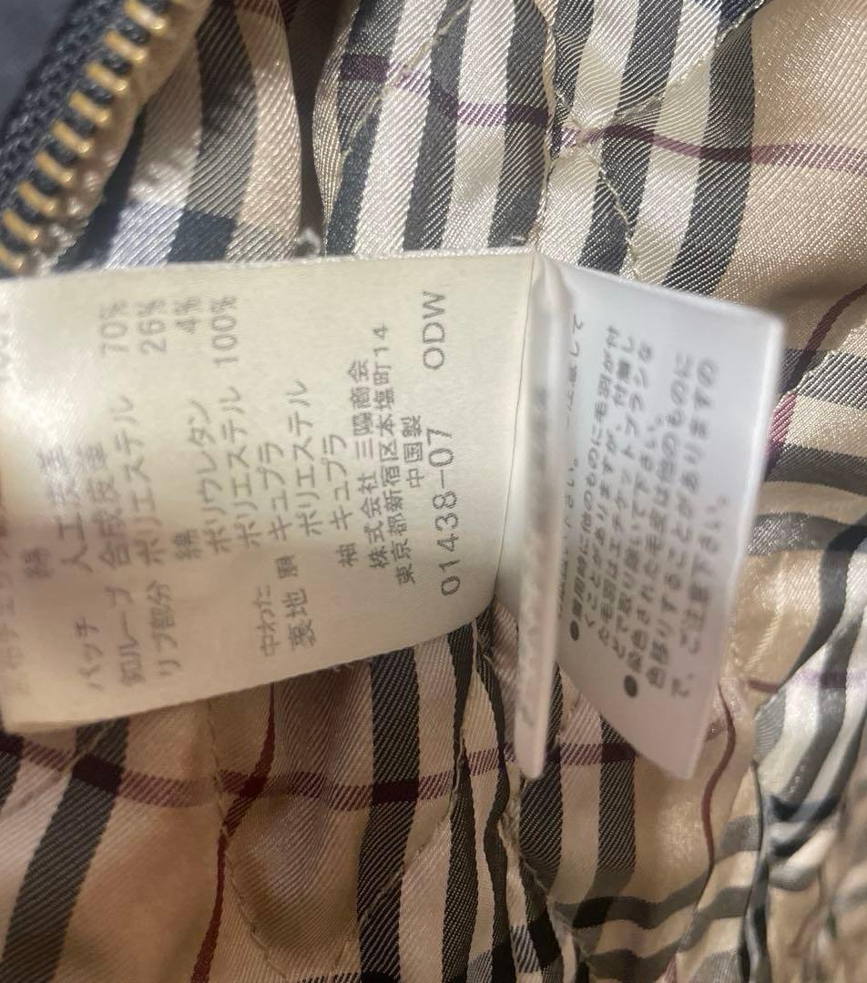 バーバリーブラックレーベル　モッズコート Lサイズ　ノバチェック
