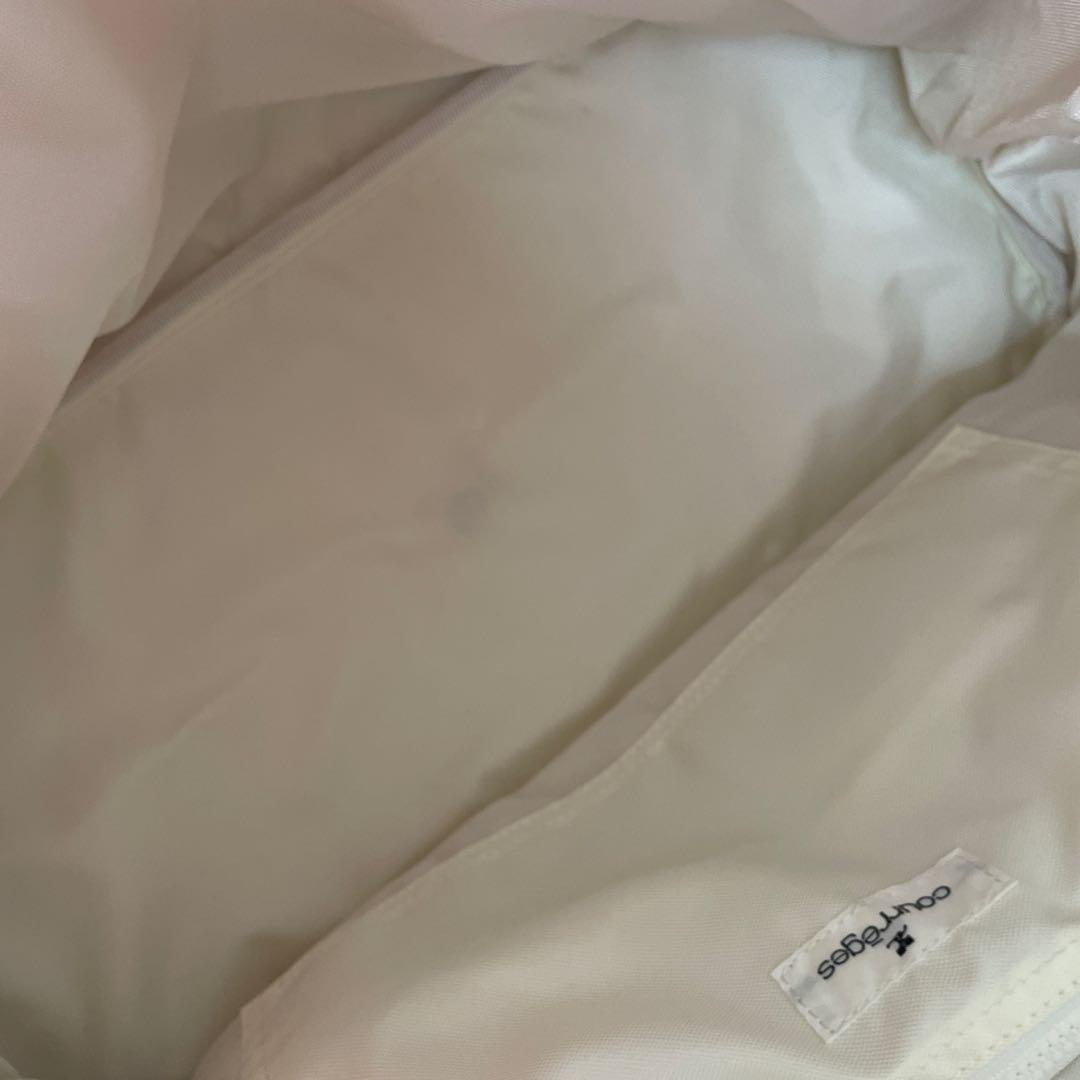 【数回使用】courrèges クレージュ ボストンバッグ （レッド）