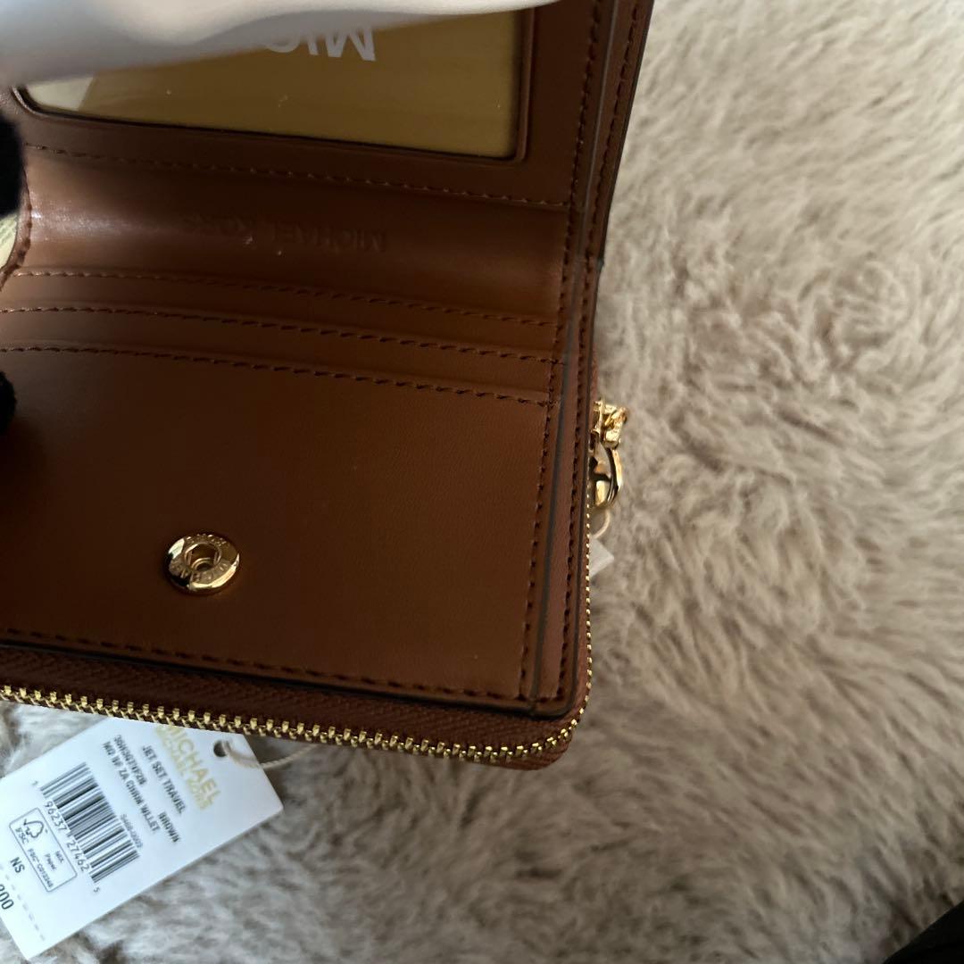 最終値下⭐︎MICHEAL KORS 折り財布 ジップ チャーム ウォレット
