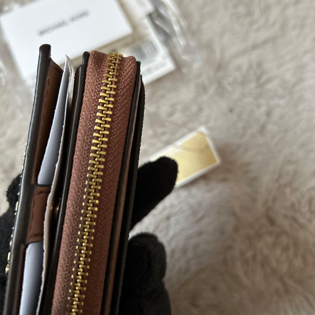 最終値下⭐︎MICHEAL KORS 折り財布 ジップ チャーム ウォレット