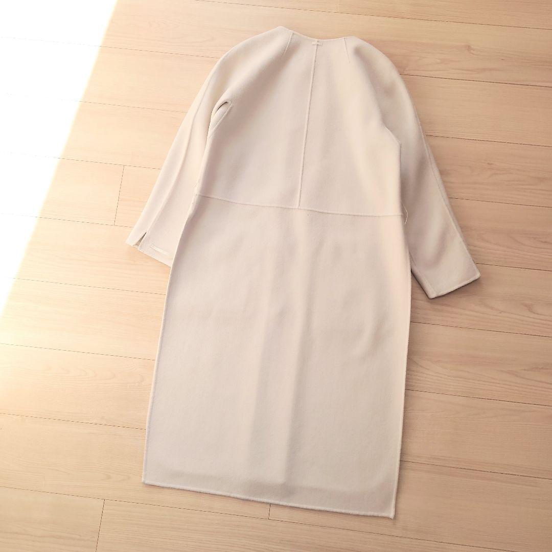 'S Max Mara　ピュアヴァージンウール ダブルフェイスロングコート