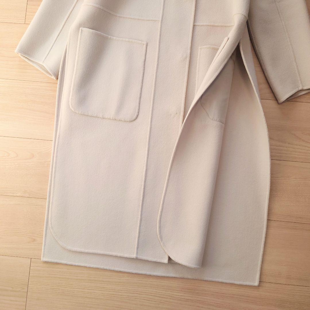 'S Max Mara　ピュアヴァージンウール ダブルフェイスロングコート