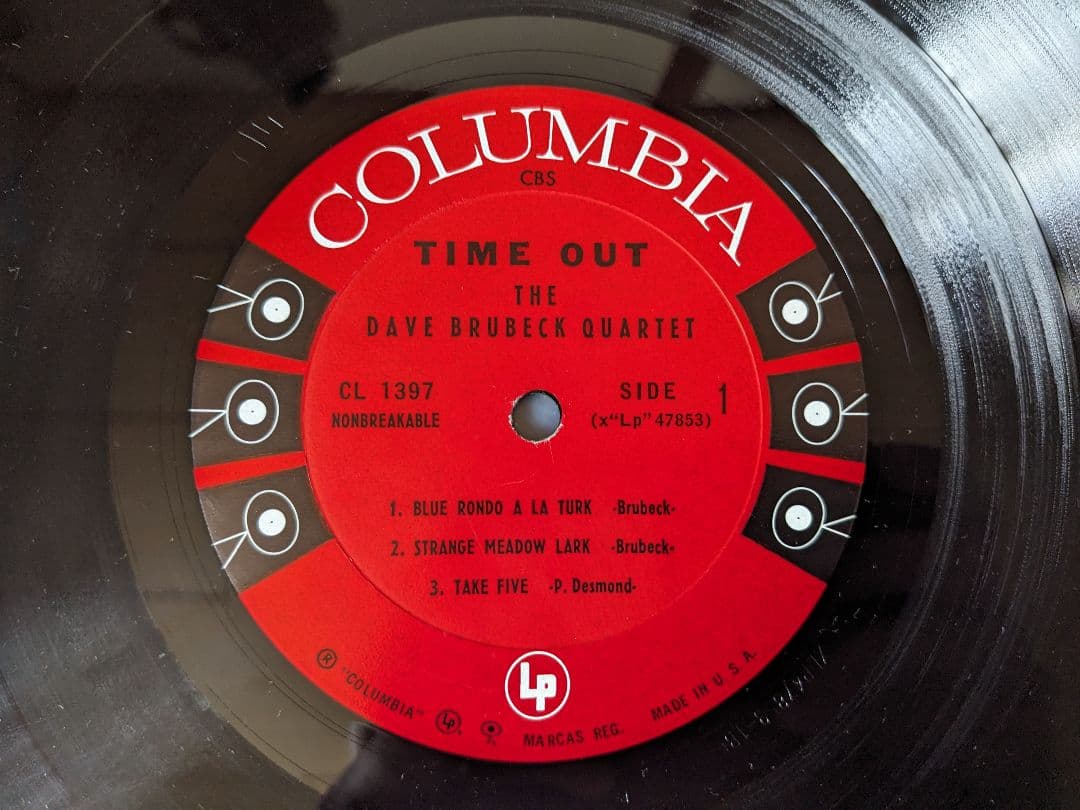 US 6EYEラベル！DAVE BRUBECK / TIME OUT