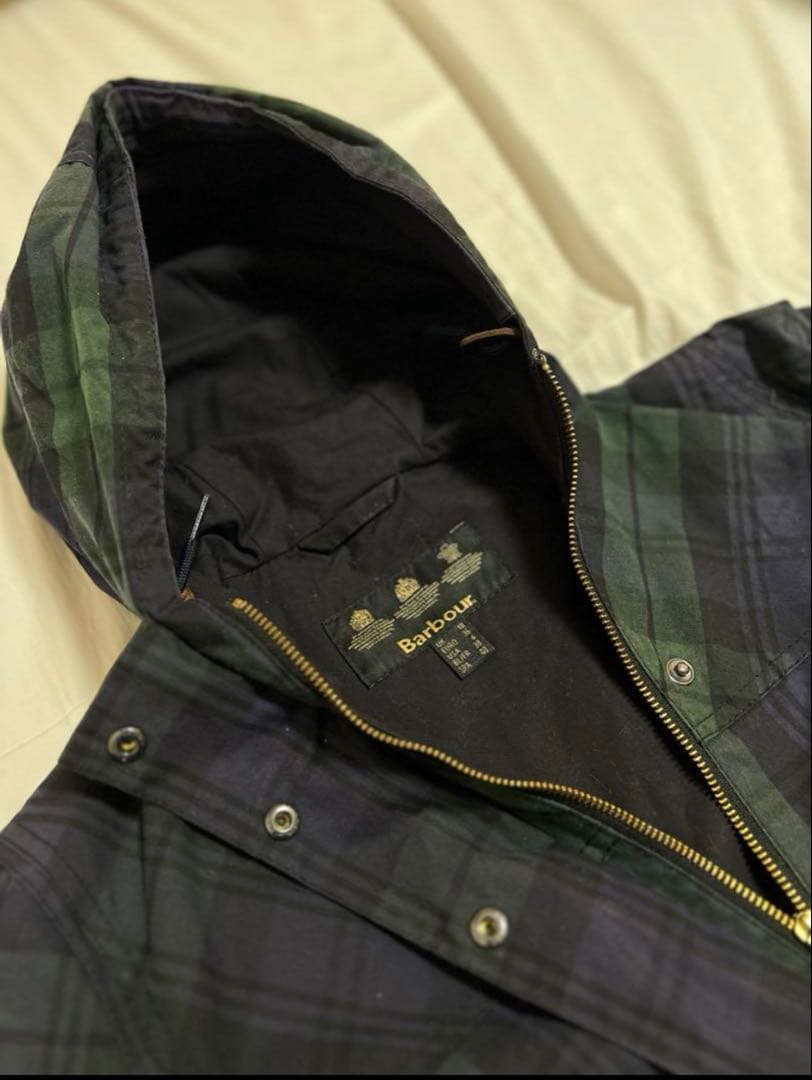 【美品】BARBOUR バブアー オイルドジャケット グリーン 36