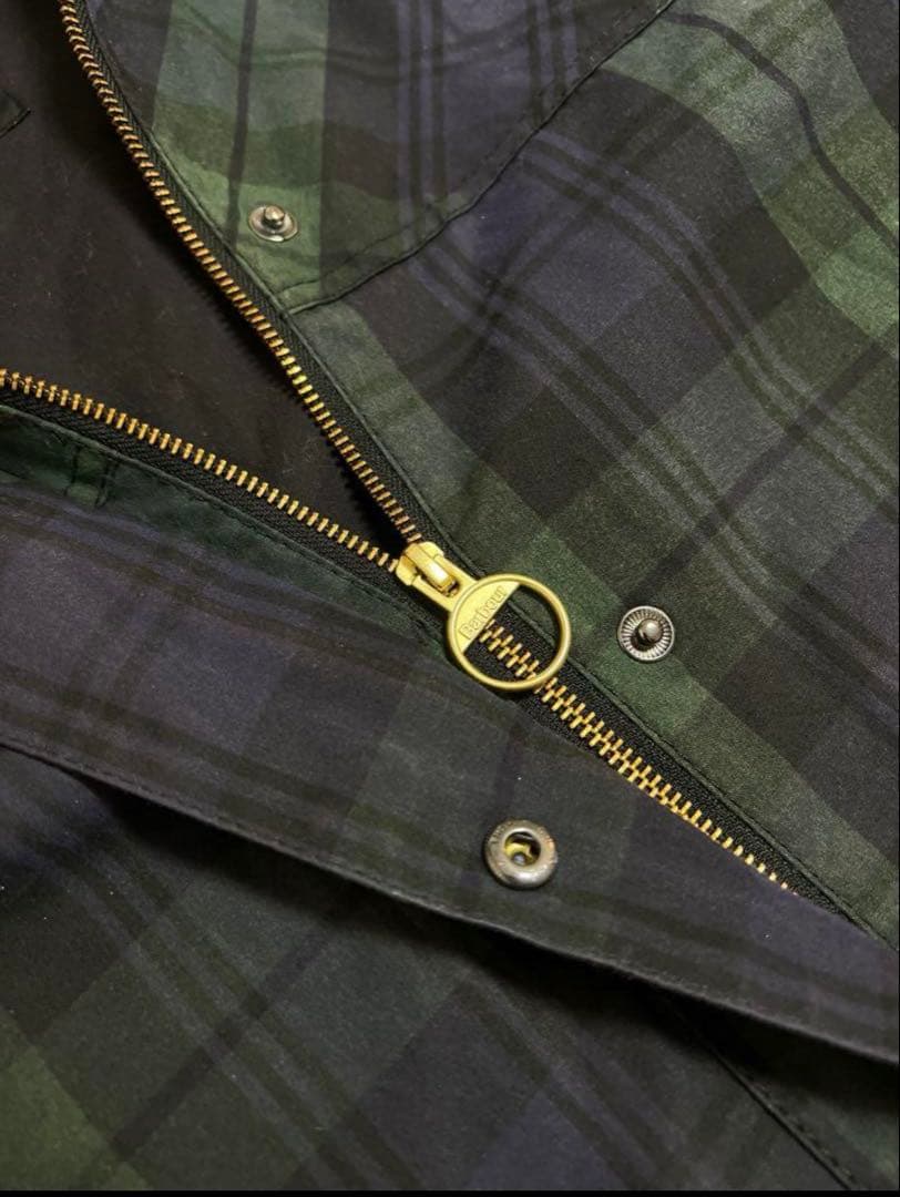【美品】BARBOUR バブアー オイルドジャケット グリーン 36