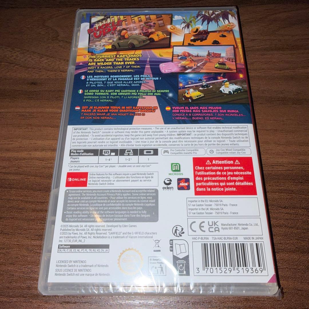 ガーフィールド カート2 Garfield Kart 2 switch