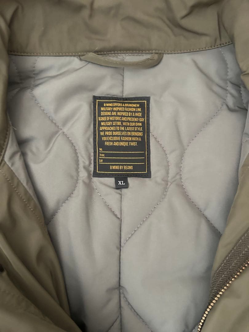 B:MING by BEAMS オリーブ色 XL モッズコート
