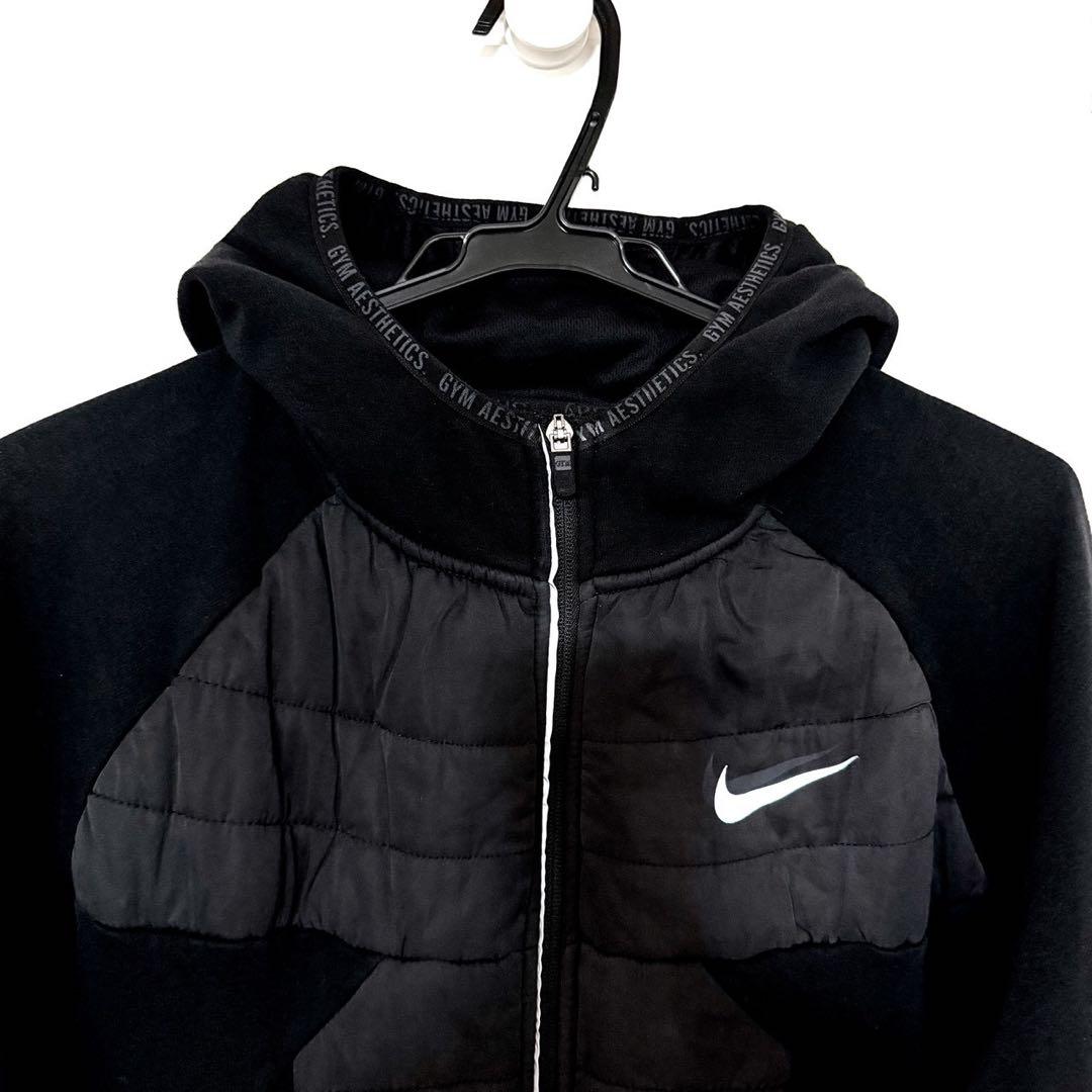 《激安‼︎》NIKE ハイブリッド ランニング フード付きジャケット レディースＬ