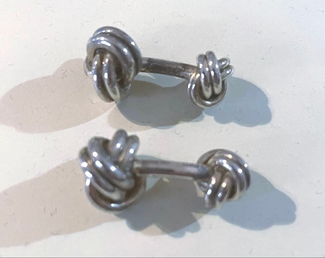 TIFFANY&Co（ティファニー） ダブルノット カフス シルバー