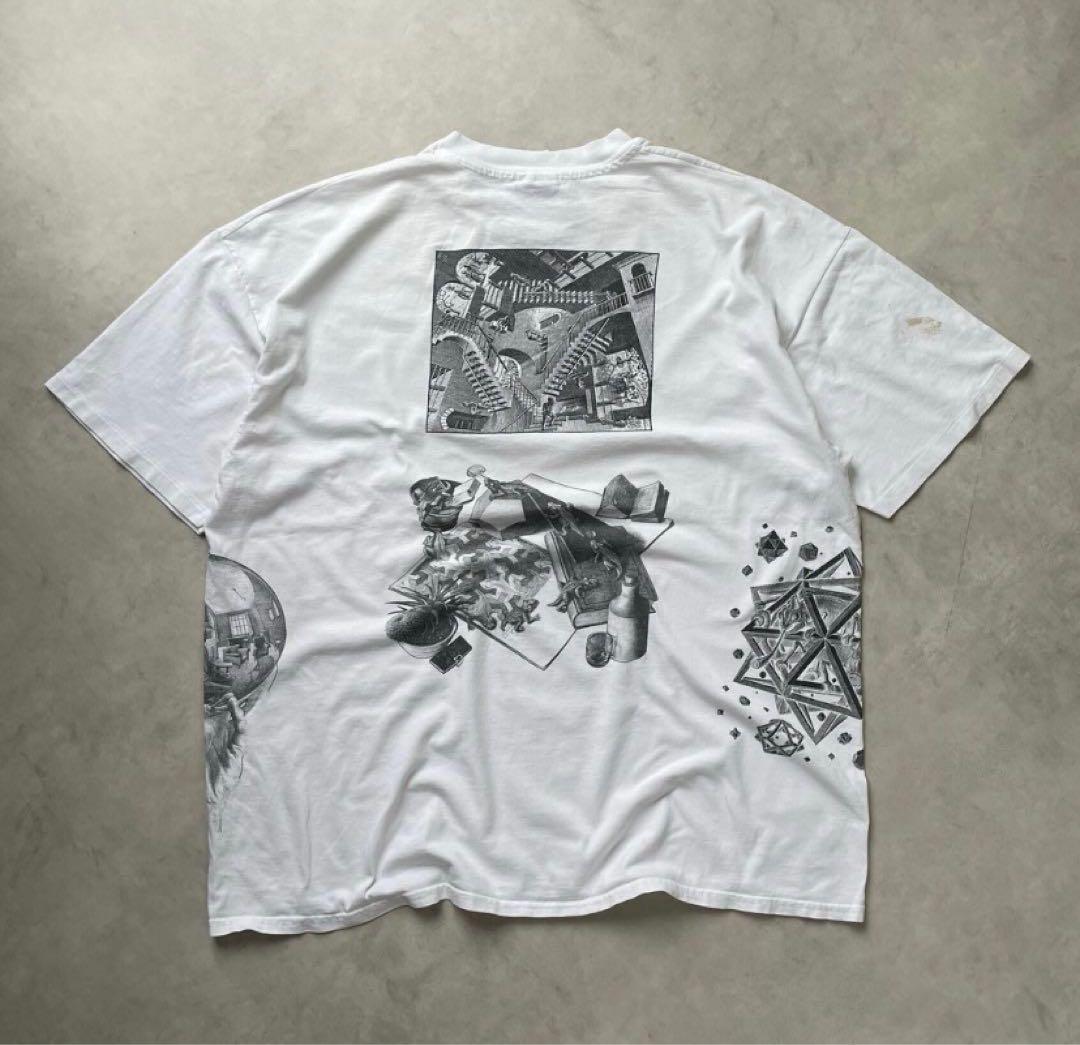 90s andazia M.C Escer Tシャツ　vintage