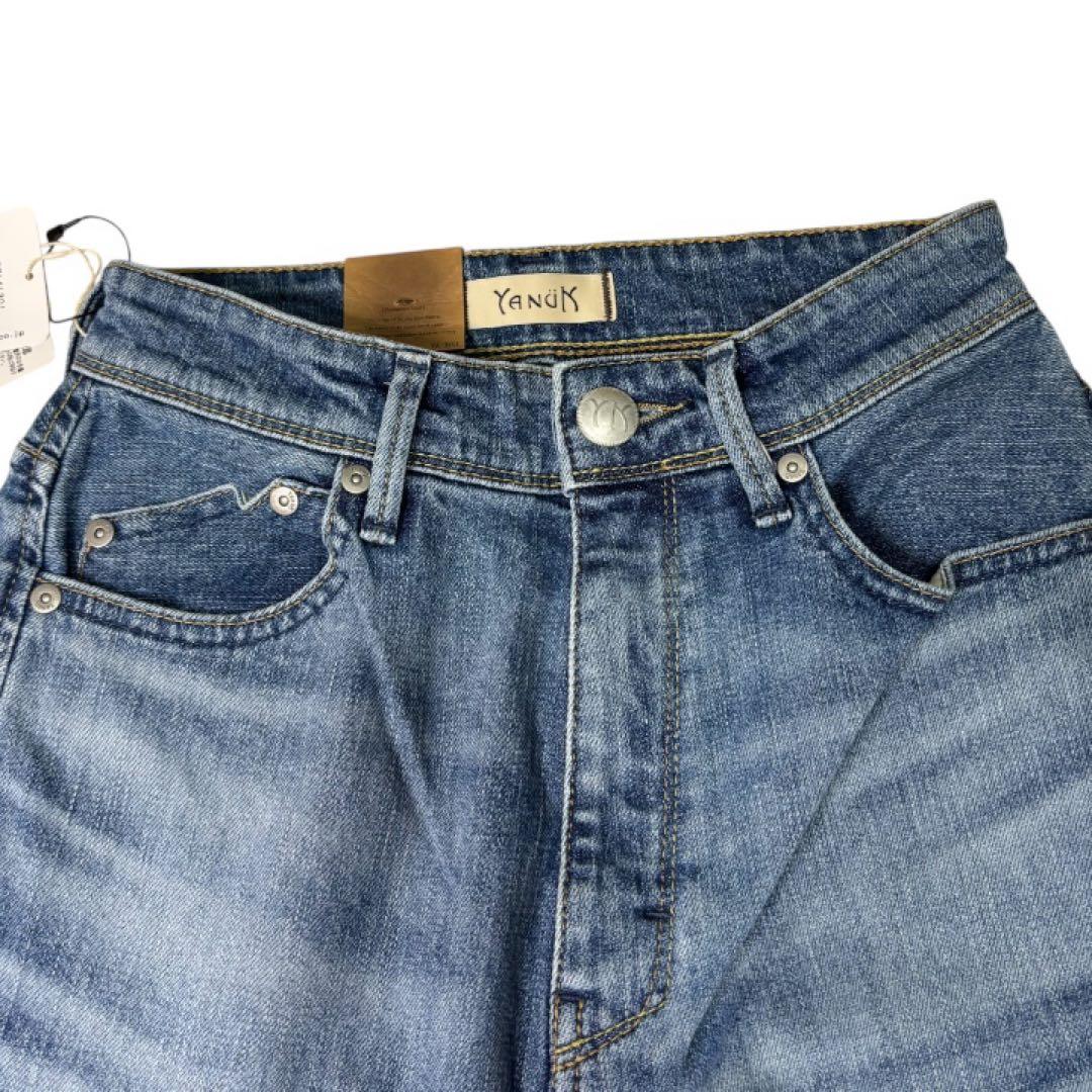 新品タグ付✨YANUK ヤヌーク セミフレア デニム 23 カットオフ