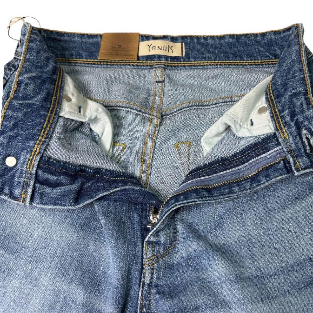 新品タグ付✨YANUK ヤヌーク セミフレア デニム 23 カットオフ