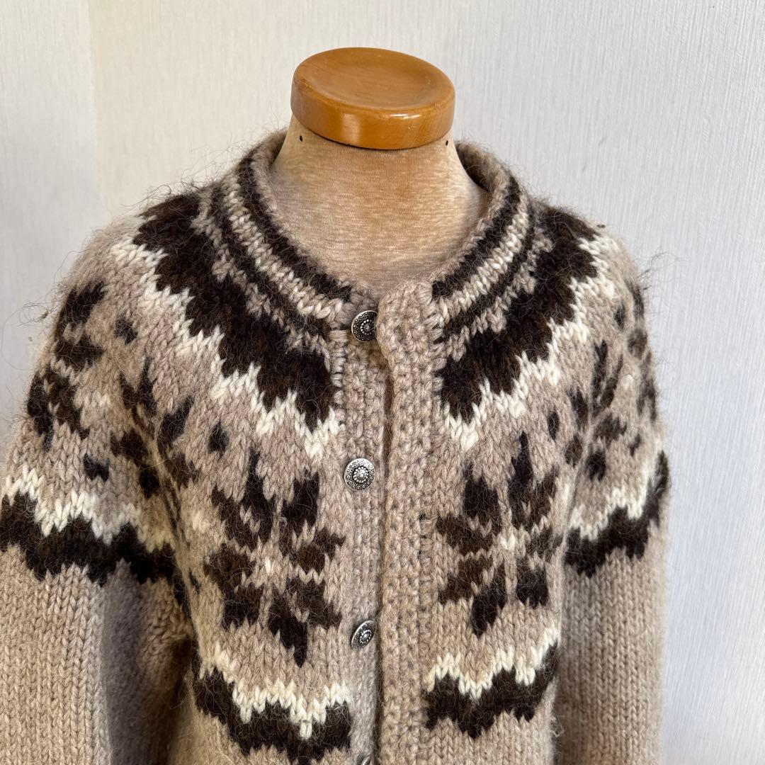 専用　アイルランド　ハンドメイド　カーディガン　ニット　カウチン