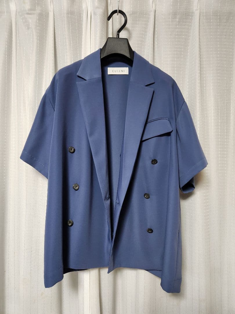 【美品】CULLNI　ショートスリーブ ダブルジャケット　22-SS-027　1