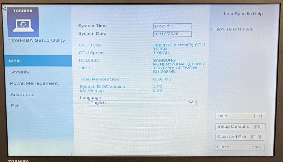ス*き様 【動作確認済み】 dynabook Satellite B453 ID