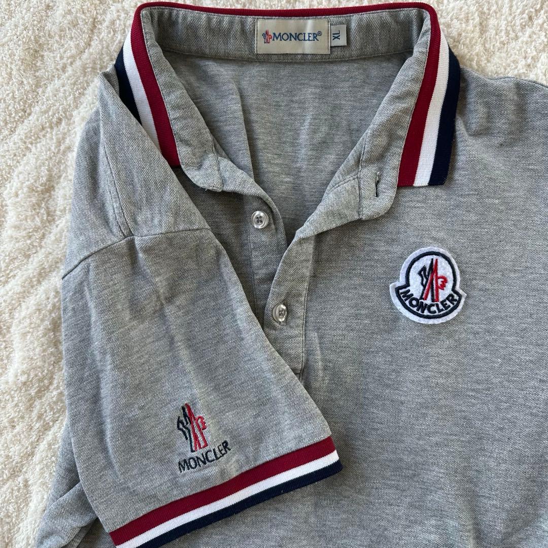 MONCLER ポロシャツ トリコロールライン XL