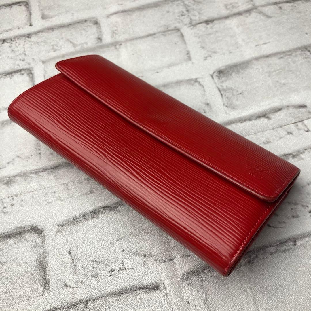 ルイヴィトン☆長財布　レッド　エピ　ポルトフォイユ　サラ　M60316