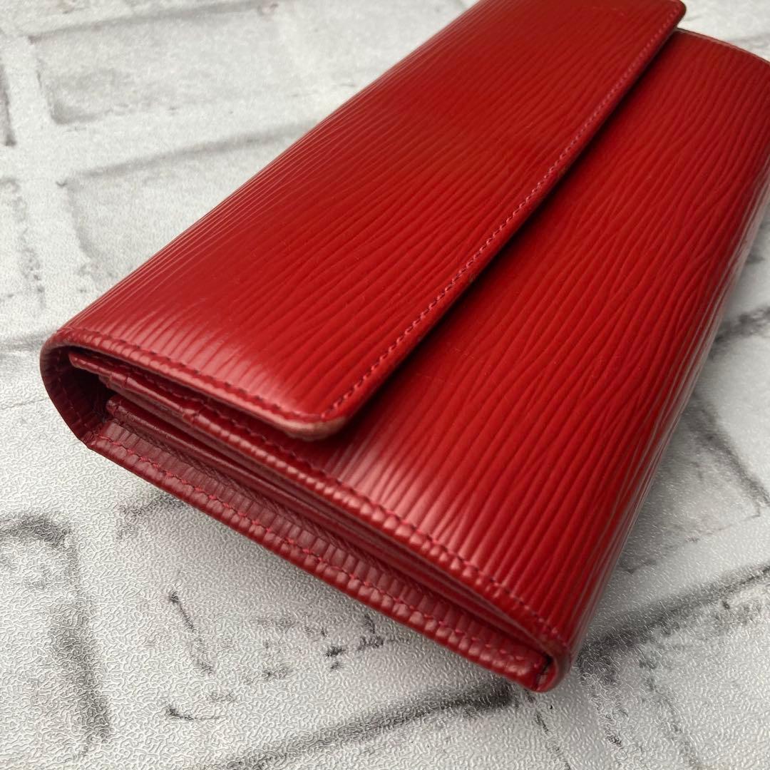 ルイヴィトン☆長財布　レッド　エピ　ポルトフォイユ　サラ　M60316