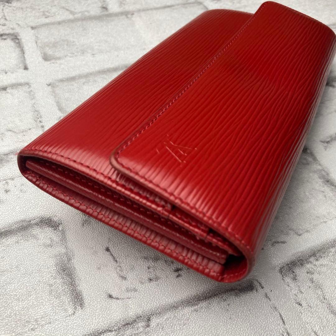 ルイヴィトン☆長財布　レッド　エピ　ポルトフォイユ　サラ　M60316