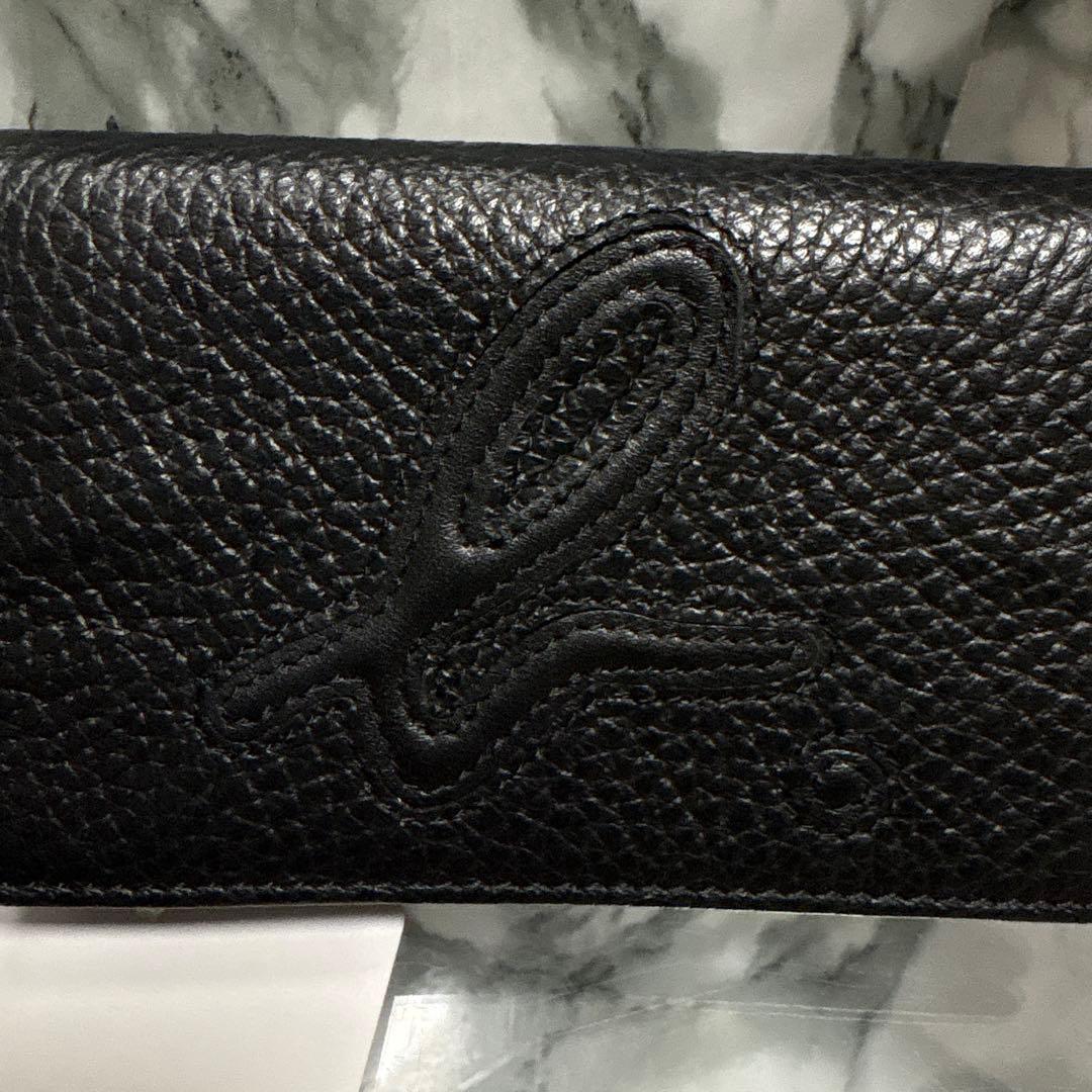 新品タグ付き　agnès b. レザーカードケース　 名刺入れ　ブラック
