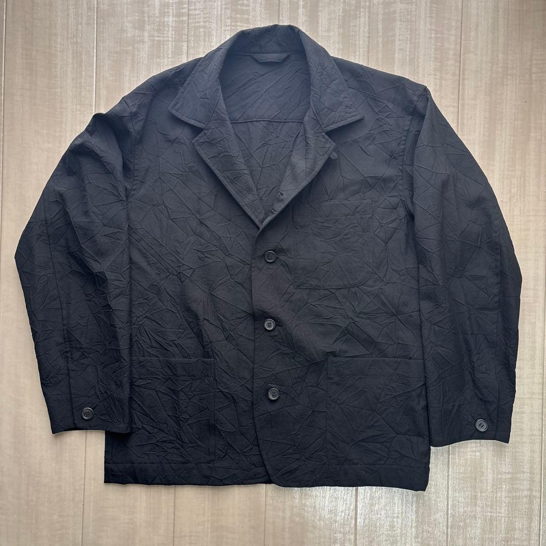 issey miyake men シワ加工　シャツジャケット　テーラード