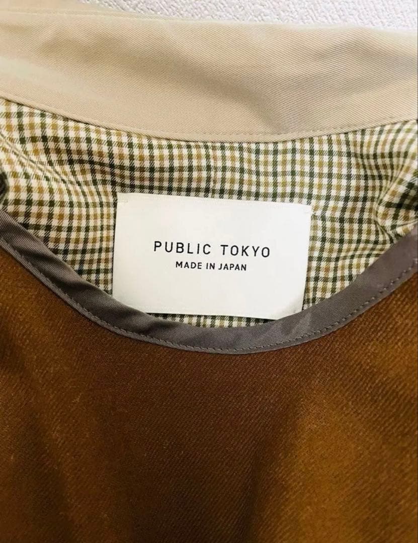 日本製 パブリックトウキョウ トレンチコート