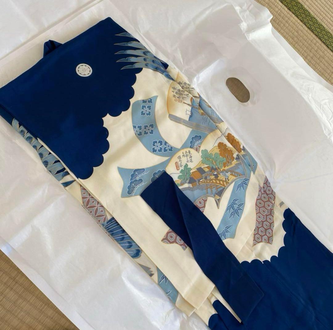 ルビ　美品！お宮参り着物セット　男の子用
