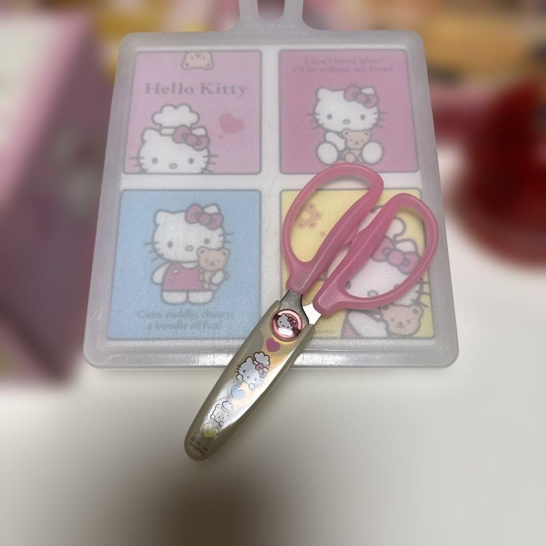 Hello Kitty 鍋 16cm & ハサミ 3点セット
