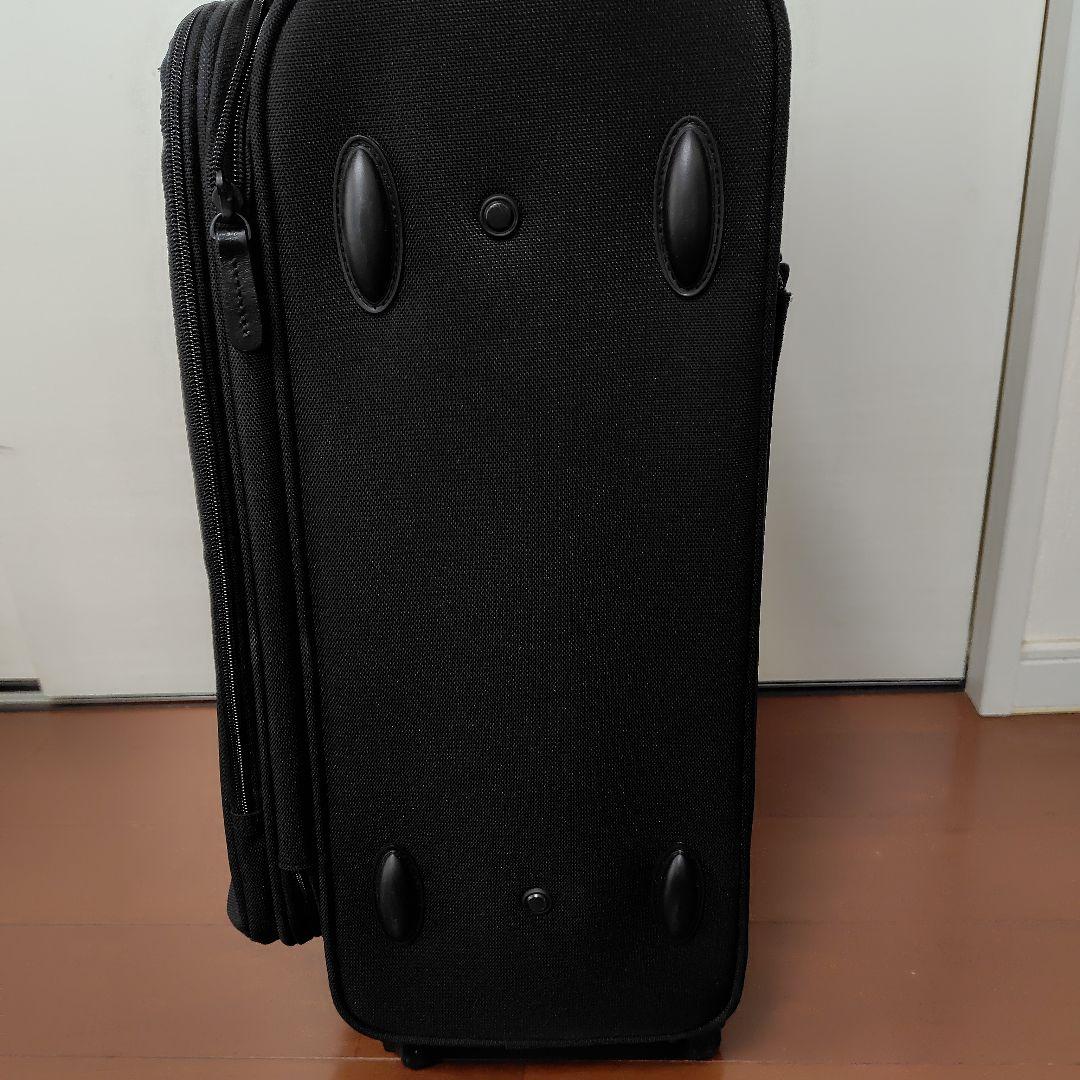 無印良品 ブラックキャリーカート 4輪付き