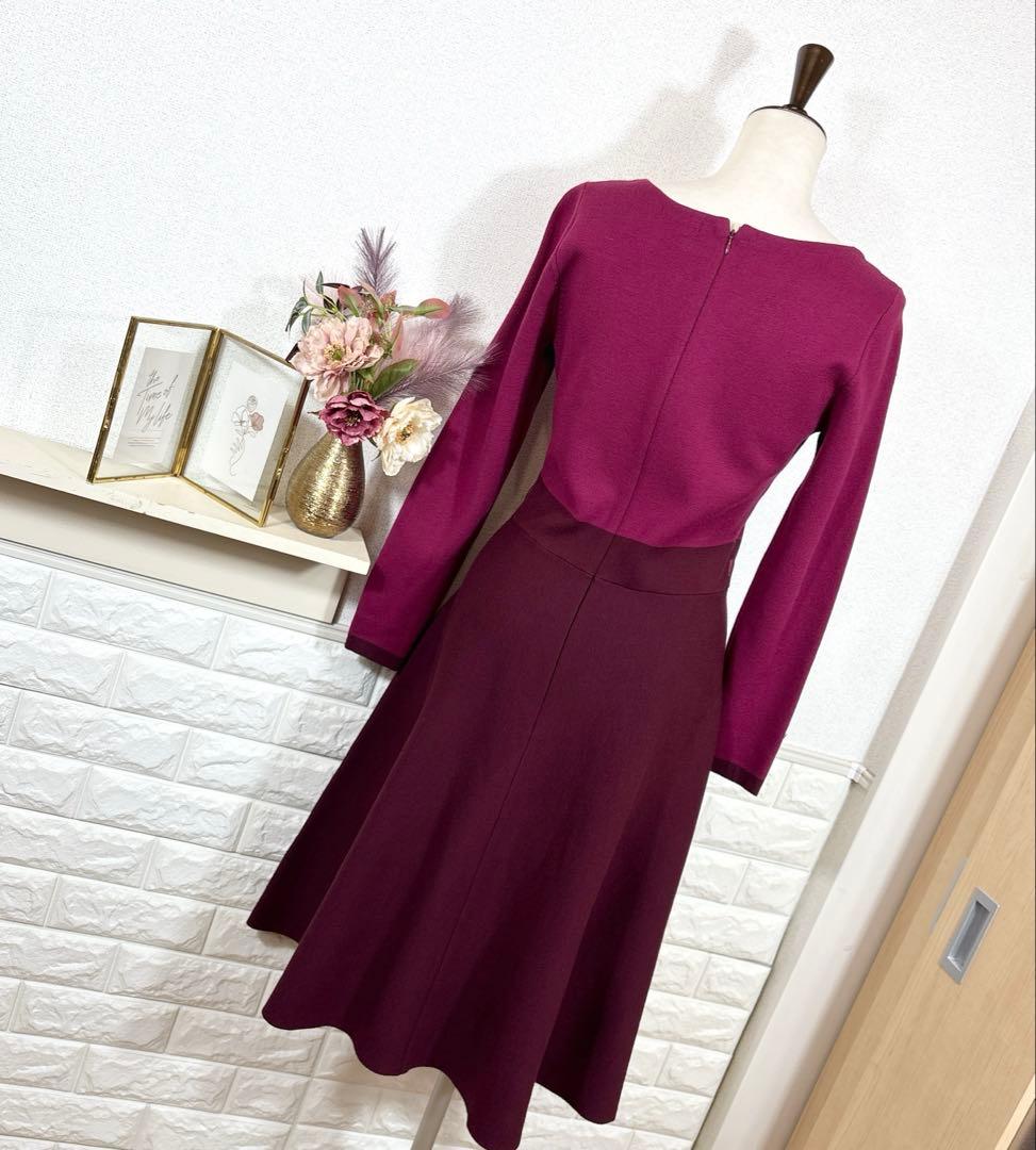 TOCCA★　トッカ　ワンピース　ニットワンピース　エレガンス　美シルエット　M