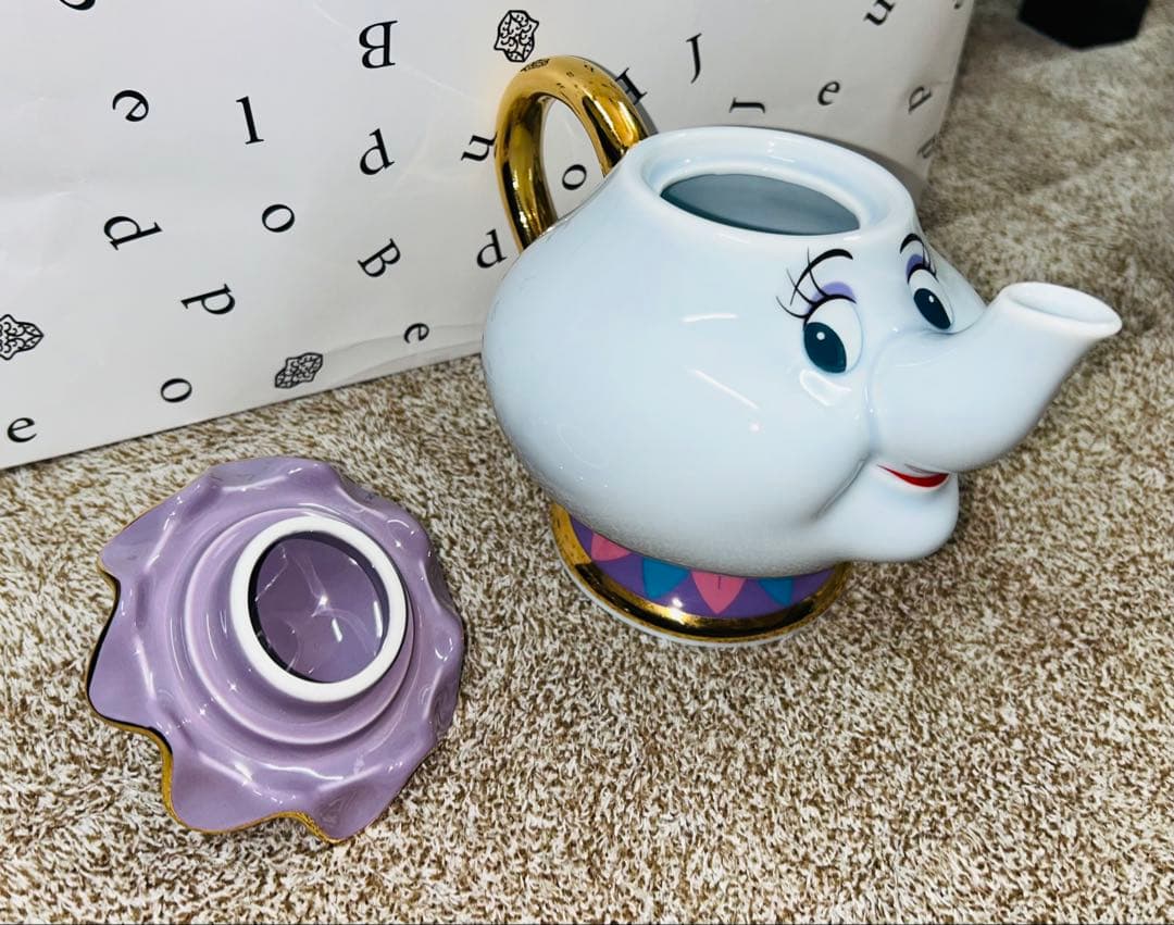 東京ディズニーランド ポット夫人　ティーポットとカップセット