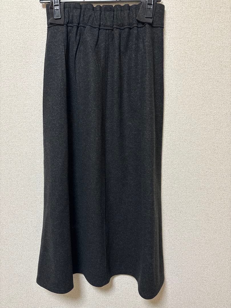 新品　RADIATE（ラディエイト） メルトンジップフレアスカート グレー