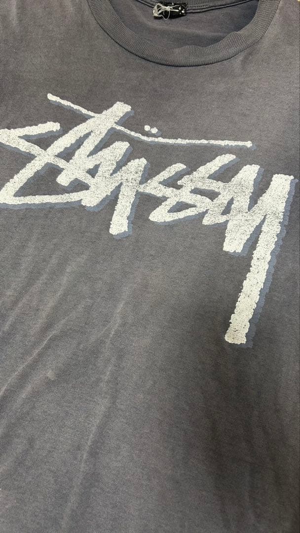 80s STUSSY 初期タグ プリントTシャツ ショーン・ステューシー 本人期